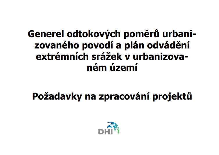 Generel odtokových poměrů urbanizovaného povodí a plán odvádění extrémních srážek v urbanizovaném území